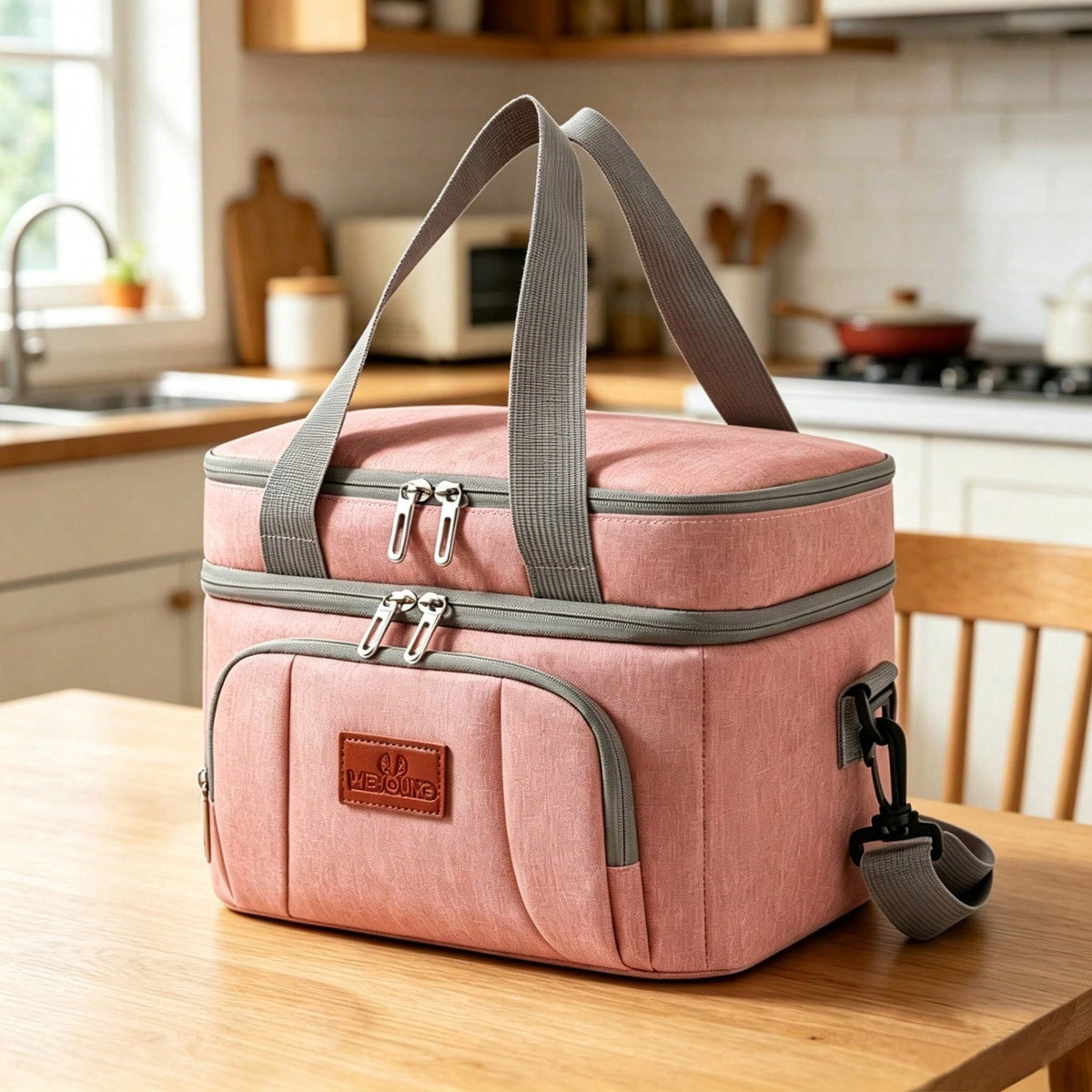 Insulated Lunch Bag For Women, For Adults For Back To School, Class, College, School Supplies, Kitchen Organizers And Storage, Kitchen Accessories