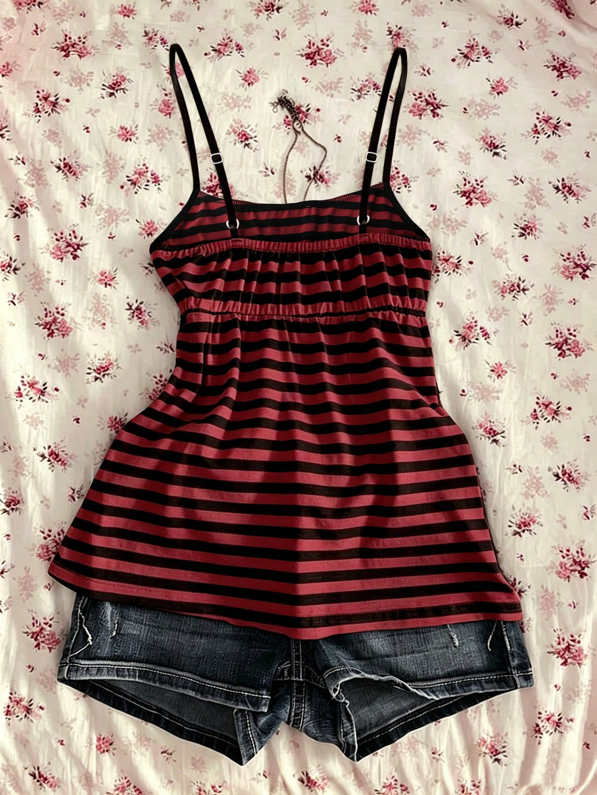 IslaSuriya Summer Casual Retro Y2K Striped Women's Camisole Tank Top