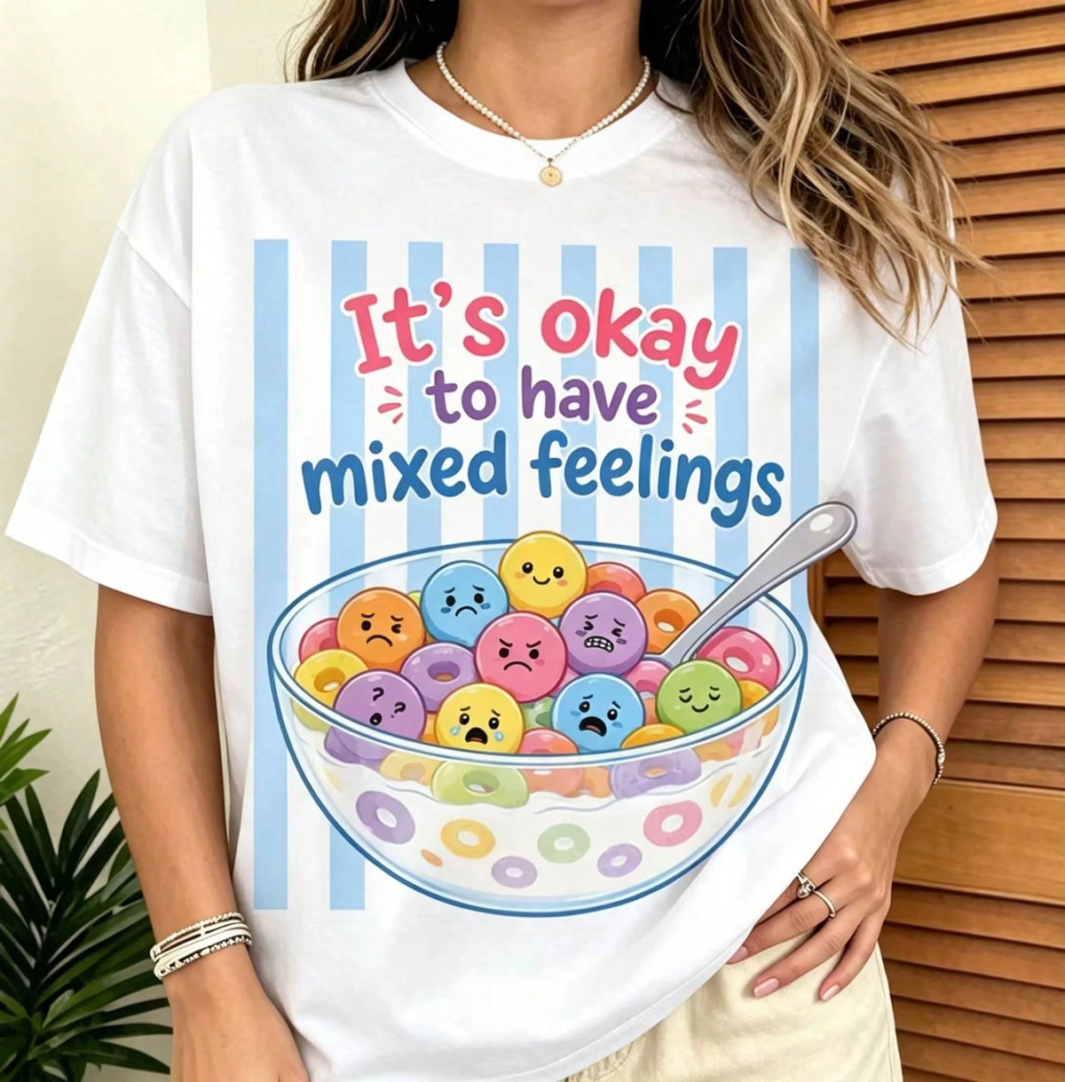 Its Okay To Have Mixed Feelings Shirt, Mental Health Therapy Tee, Teacher Emotions TShirt, Inclusion Counselor Shirt