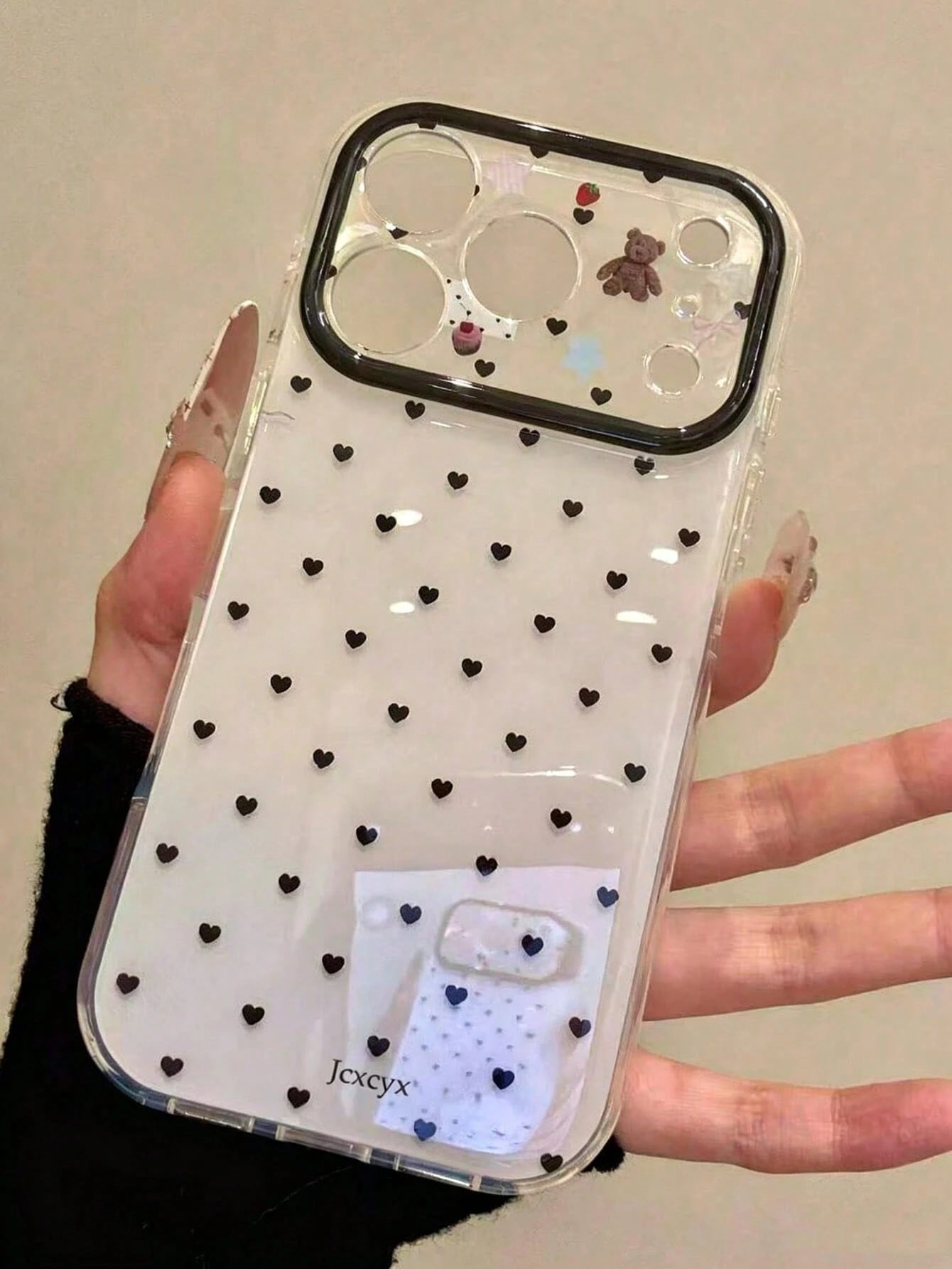 Jelly 2-In-1 Phone Case Compatible With Apple 17 Pro Max, Korean-Style Large Hole Mesh Phone Cover