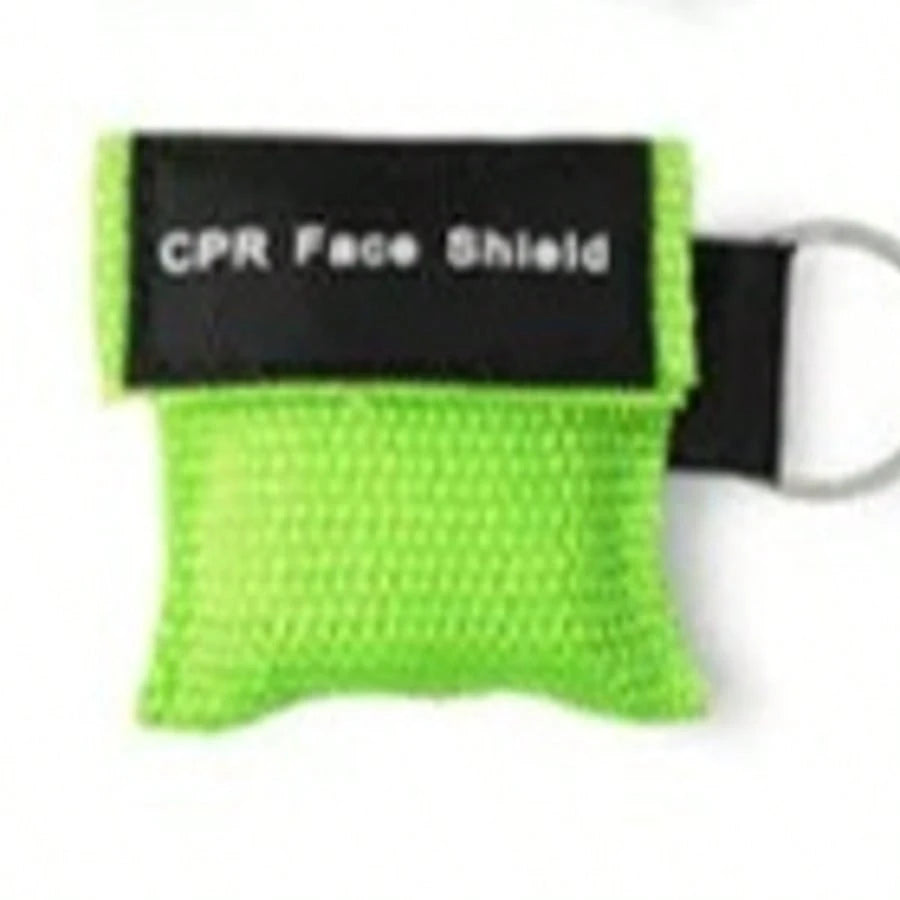 Keychain First Aid Emergency Face Shield CPR Mask Professional Outdoor Rescue Health Care Tools Jetting Resuscitator Mask