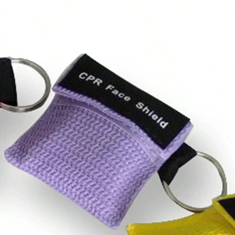 Keychain First Aid Emergency Face Shield CPR Mask Professional Outdoor Rescue Health Care Tools Jetting Resuscitator Mask