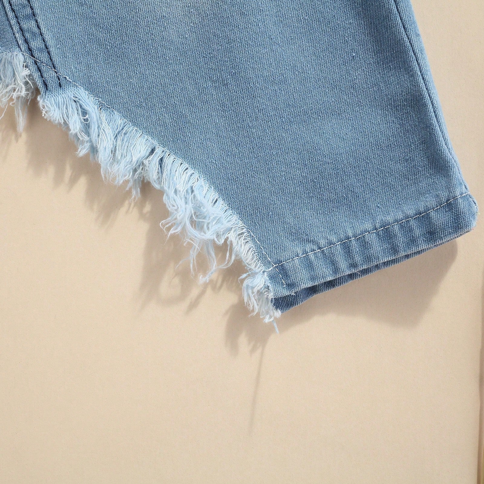 Kids Little Girl Denim Clothes Set 12 18 24 Months 2T 3T 4T 5T Solid Color Short Sleeve Off-Shoulder Cropped Tops + Irregular Hem Skirt Set