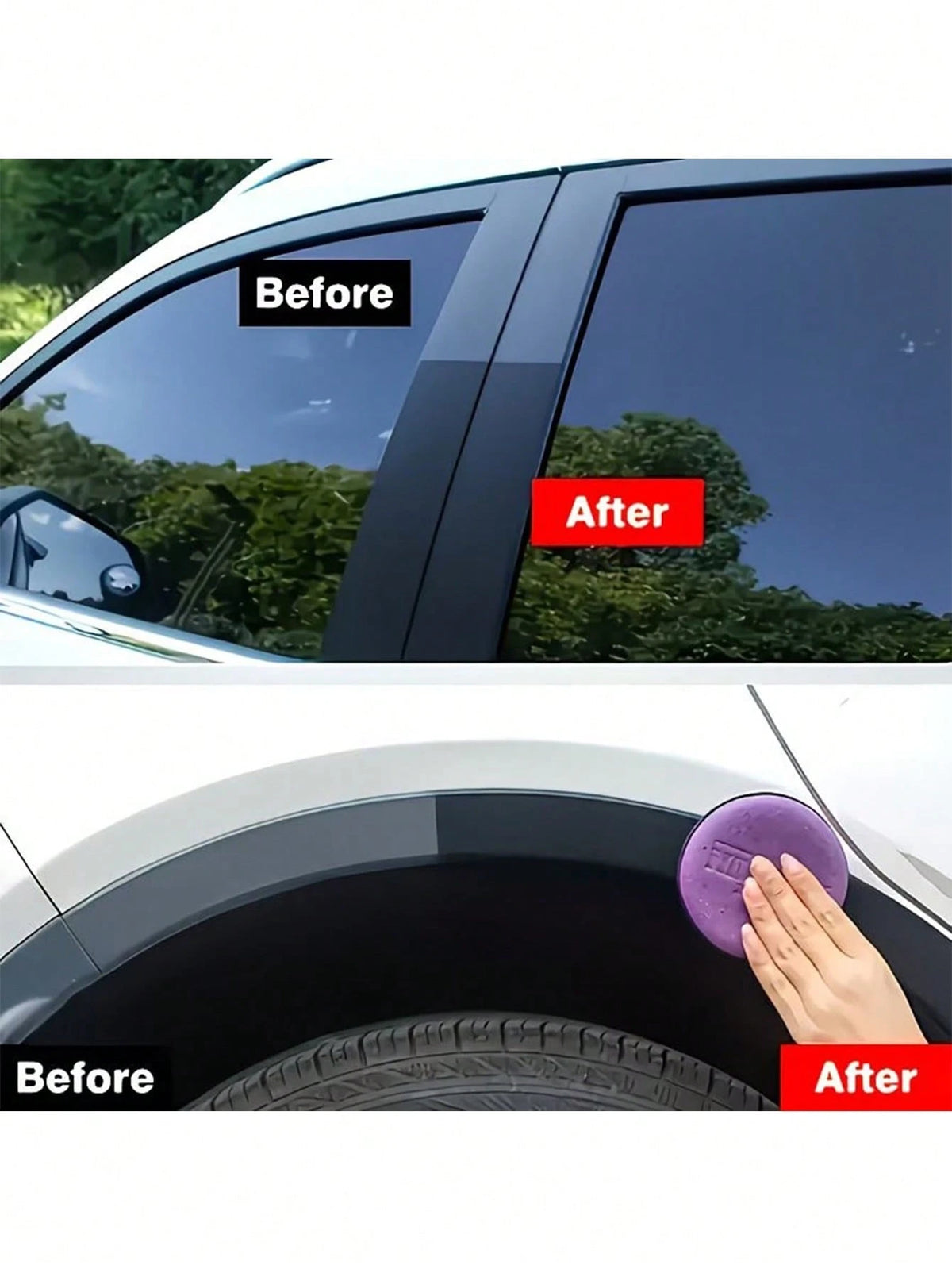 KineShineX Car Interior Polishing And Repair Paste, Car Scratch Repair Wax, Polishing And Repair Paste For Car Interior Leather Seats, Dashboard, Steering Wheel And Center Console, Car Tire Polish, Ca