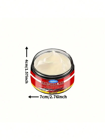 KineShineX Car Scratch Repair Paste, Car Wheel Rim Refurbishment Paste, Wear Mark Repair Paste, Plastic Trim Scratch Repair Polishing Paste, Car Accessories; Includes Car Cleaning Sponge
