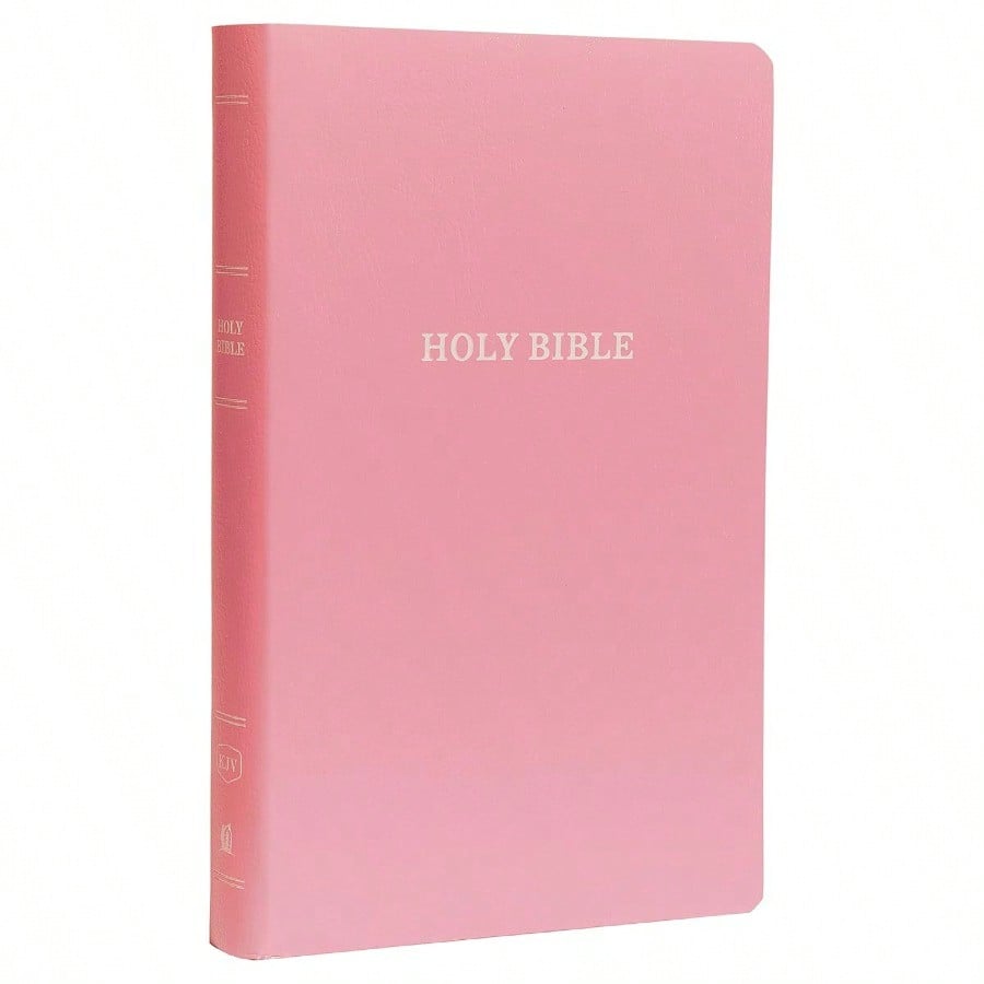 KJV Holy Bible, Compact Large Print Faux Leather Red Letter Edition- Ribbon Marker, King James (Hardcover) By Christian Art Gifts (Creator)