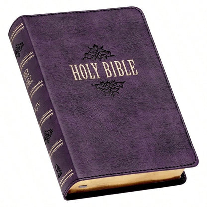 KJV Holy Bible, Compact Large Print Faux Leather Red Letter Edition- Ribbon Marker, King James (Hardcover) By Christian Art Gifts (Creator)