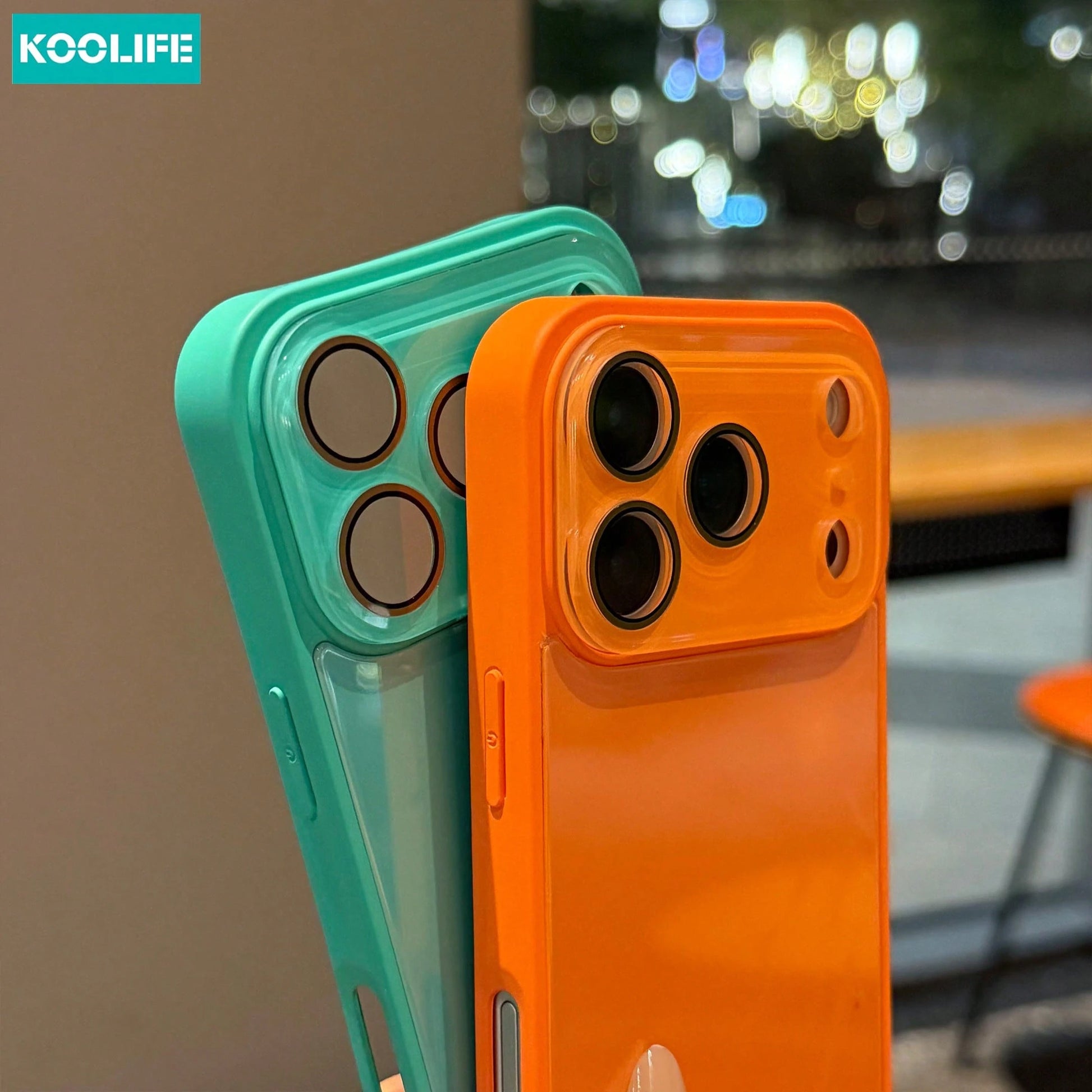 Koolife 1pc Fluorescent Green Glossy Glass Phone Case Luxury Anti-Drop Hard Protective Shell Full Camera Protection For Phone18pro/18pro Max/17/17pro/17promax/16/15/14/13/12/11