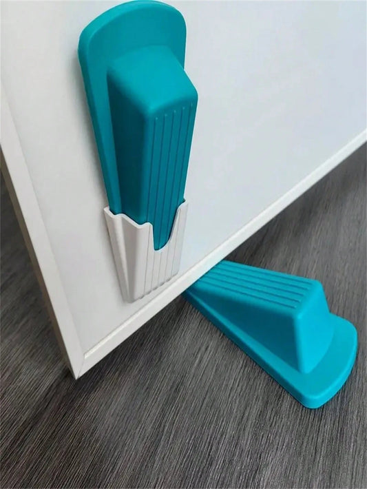 L1/2/3/4pcs, RubberDoor Suction, Self-Adhesive Wall Protector, Strong Suction, Hidden Silent Anti-Collision Floor Bracket, RubberMaterial, Home Improvement, Door Stop, Security Accessories,Storm Door