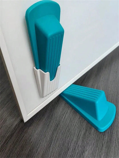 L1/2/3/4pcs, RubberDoor Suction, Self-Adhesive Wall Protector, Strong Suction, Hidden Silent Anti-Collision Floor Bracket, RubberMaterial, Home Improvement, Door Stop, Security Accessories,Storm Door