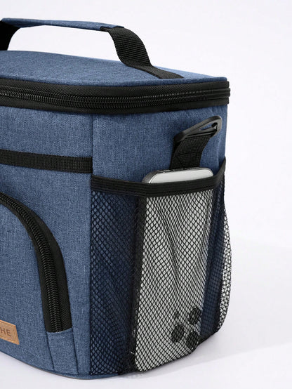 Large Capacity Camping Bag For Travel,Picnic,Outdoor,School,Camping,Office,Multifunctional Insulated Lunch Bag, Leakproof Cooler Bag,Portable Lunch Bags,Insulated Picnic Bag