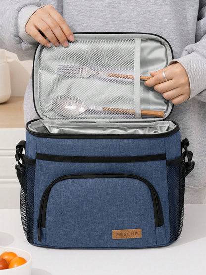 Large Capacity Camping Bag For Travel,Picnic,Outdoor,School,Camping,Office,Multifunctional Insulated Lunch Bag, Leakproof Cooler Bag,Portable Lunch Bags,Insulated Picnic Bag