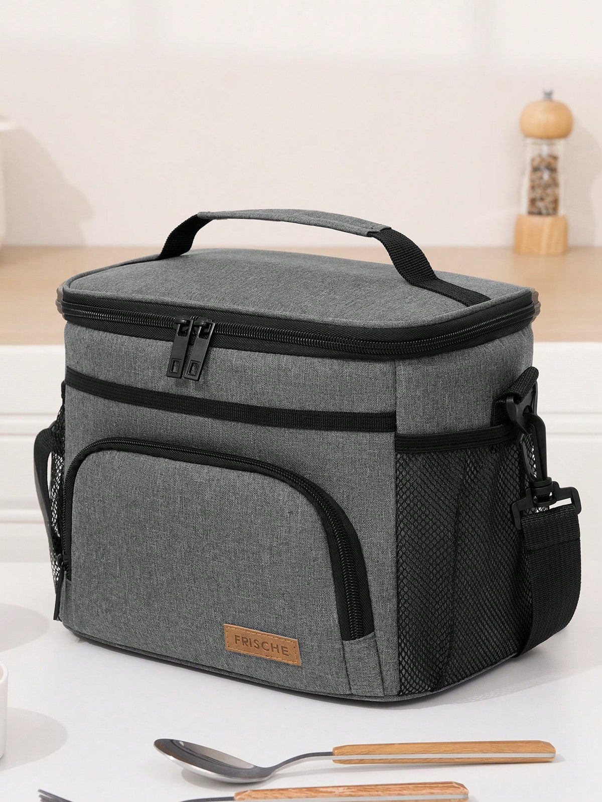 Large Capacity Camping Bag For Travel,Picnic,Outdoor,School,Camping,Office,Multifunctional Insulated Lunch Bag, Leakproof Cooler Bag,Portable Lunch Bags,Insulated Picnic Bag