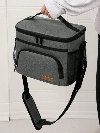 Large Capacity Camping Bag For Travel,Picnic,Outdoor,School,Camping,Office,Multifunctional Insulated Lunch Bag, Leakproof Cooler Bag,Portable Lunch Bags,Insulated Picnic Bag
