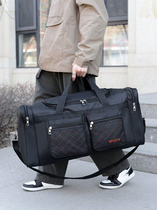 Large Capacity Foldable Shoulder Messenger Bag, Suitable For Traveling And Sports Bag For School School Accessories School Stuff