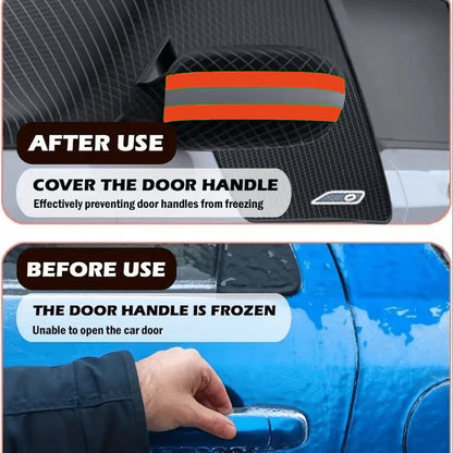 Large Car Windshield Frost And Snow Cover, Car Windshield Snow Cover With Side Window And Rearview Mirror Protective Covers, Winter Magnetic Windshield Frost And Snow Cover, Suitable For Most Vehicles
