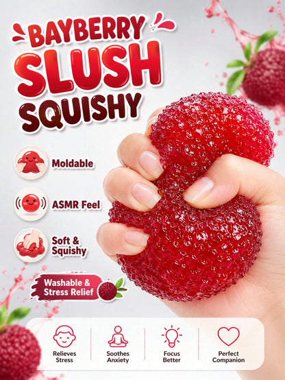 Laurel Leaf Soft Squeeze Ball Toy, Crisp Texture Stress Relief Fidget Toy, ASMR Sensory Squeeze Toy, Suitable For Children, Teenagers And Adult Women, Soft Touch Desktop Toy, Applicable For Classroom