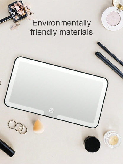 LED Sun Visor Vanity Mirror For Car, Rechargeable & Dimmable Makeup Mirror With 3 Color Temperatures, Touch Control Travel Mirror For Women, Fits All Cars/Trucks/SUVs