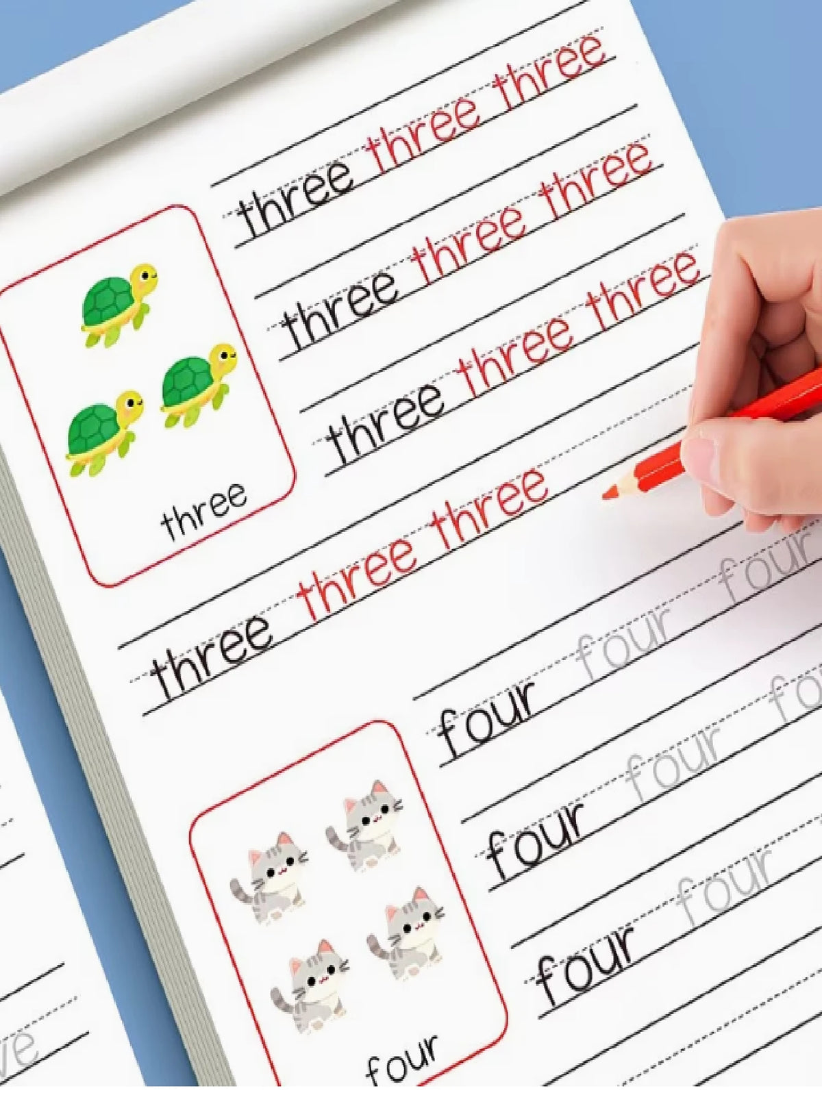 Letter Practice Book A-Z- Patterned Letter Writing Practice Book, Suitable For Home And School Classroom Learning Supplies, Preschool Learning Aid, Learning To Write