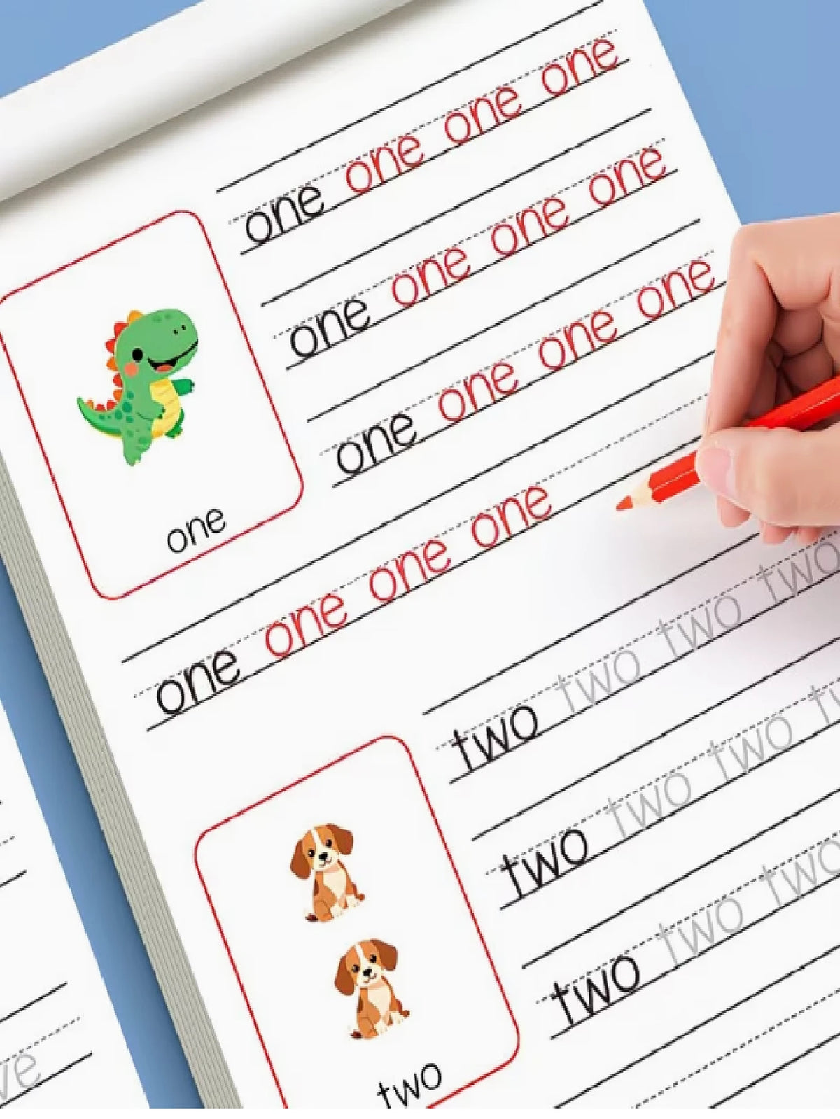 Letter Practice Book A-Z- Patterned Letter Writing Practice Book, Suitable For Home And School Classroom Learning Supplies, Preschool Learning Aid, Learning To Write