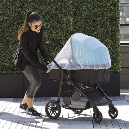 Leybybui 1-Second Install Stroller Mosquito Net| Universal Stretch Fit For Crib/Playard/Bassinet| Tear-Resistant Mesh Screen| Outdoor Travel Must Have