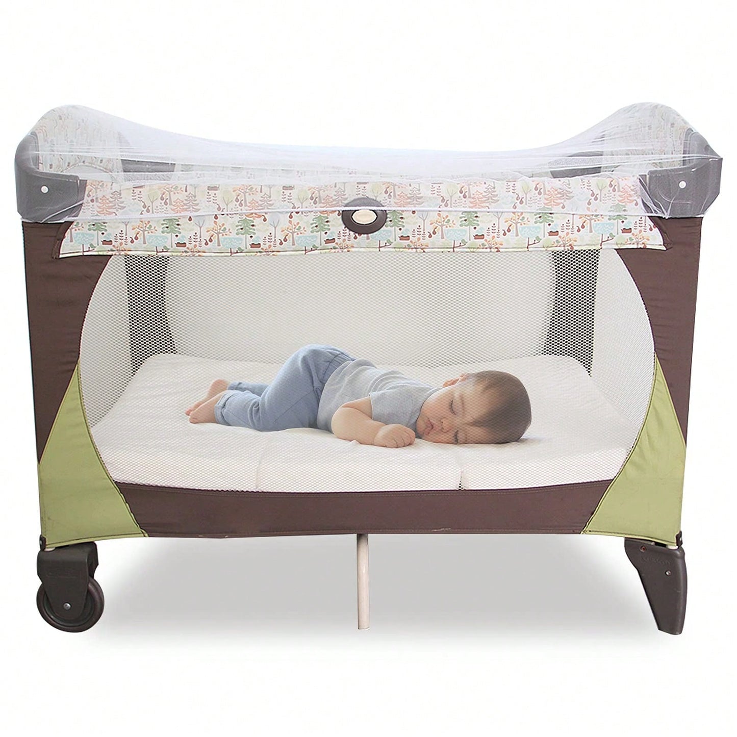 Leybybui Portable & Durable Baby Mosquito Net – Fits Strollers, Bassinets, Cribs & Travel Cots, Lightweight Insect Protection For Infants