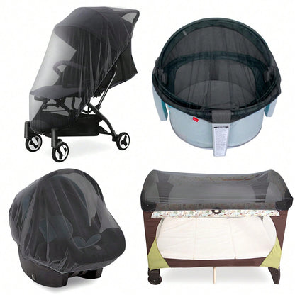 Leybybui Portable & Durable Baby Mosquito Net – Fits Strollers, Bassinets, Cribs & Travel Cots, Lightweight Insect Protection For Infants