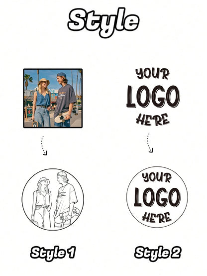 LICVIC Custom Embosser Stamp, Personalized Logo & Image Embossing Tool, Customized Self-Inking Seal, Customizable Gift For Friends & Colleagues, Ideal Holiday Present For Craft Enthusiasts & Office Pr