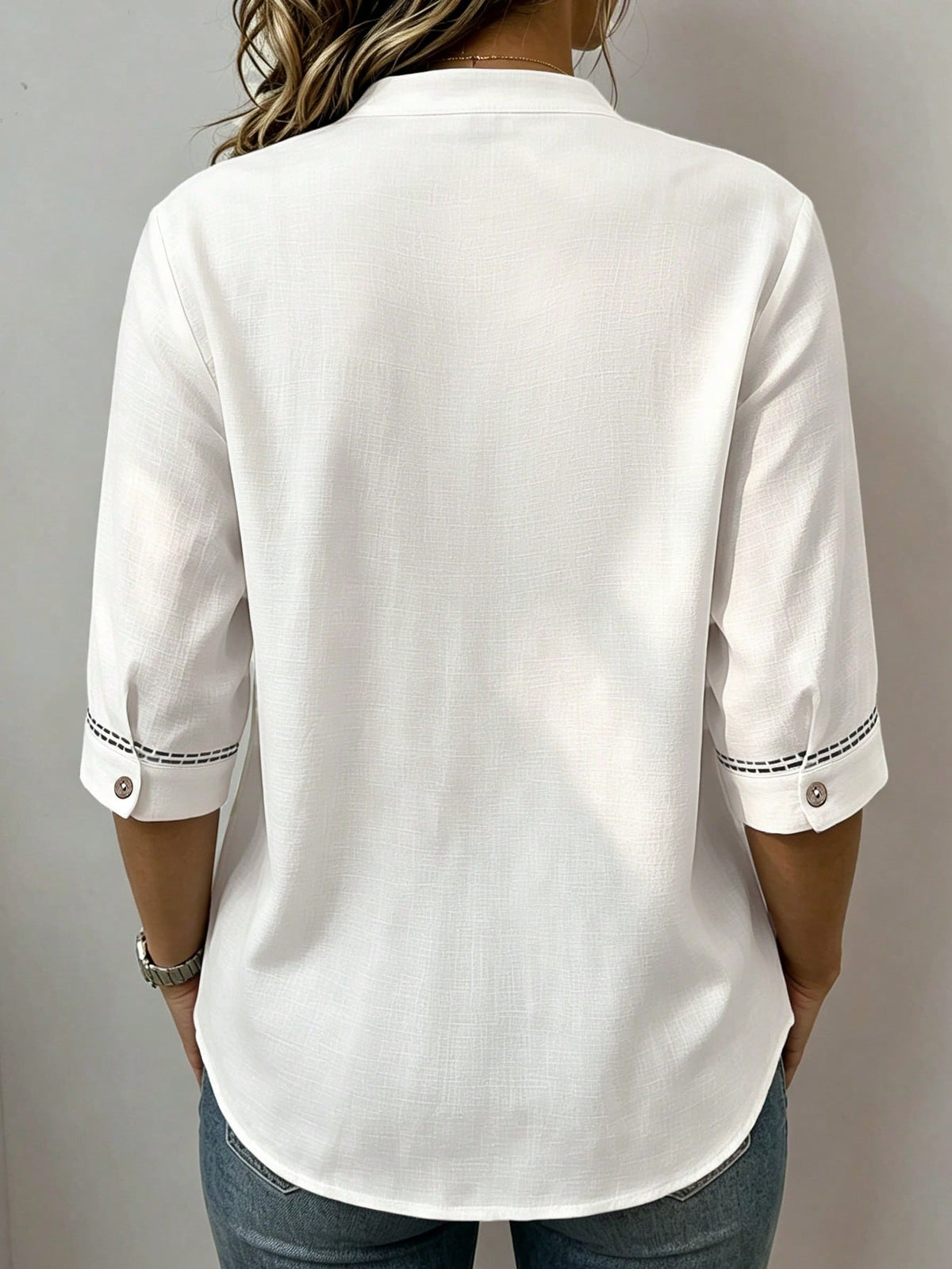 Linhara CURVE Plus Size Casual Daily Commuting Autumn Women's Shirt
