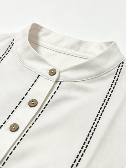 Linhara CURVE Plus Size Casual Daily Commuting Autumn Women's Shirt