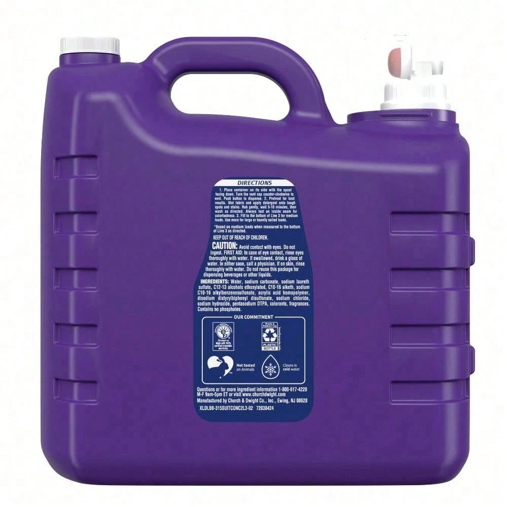 Liquid Laundry Detergent 100.8 Fl Oz 84 Loads Tropical Passion Scent HE Compatible High Efficiency Washer Deep Clean Stain Remover Fabric Freshener Ge