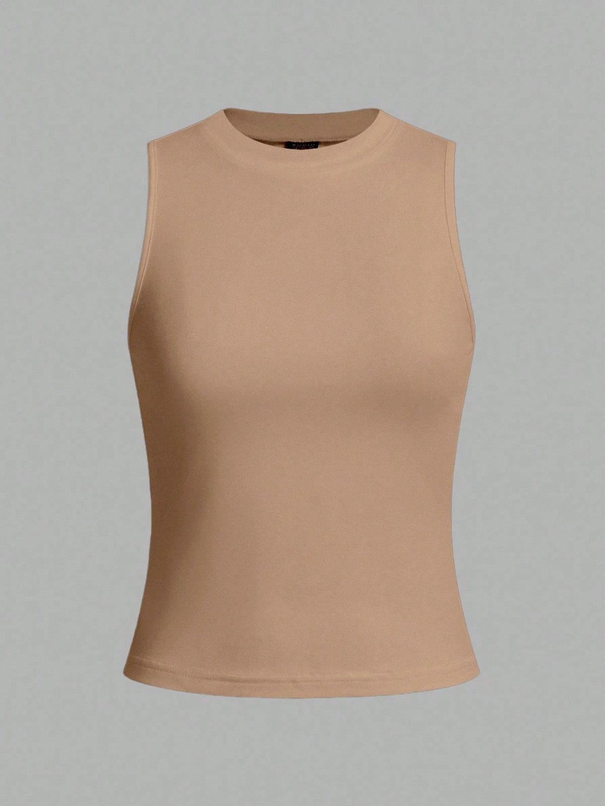 LUNE 3pcs/Set Women's Crew Neck Fitted Tank Top, Suitable For Spring/Summer Basic