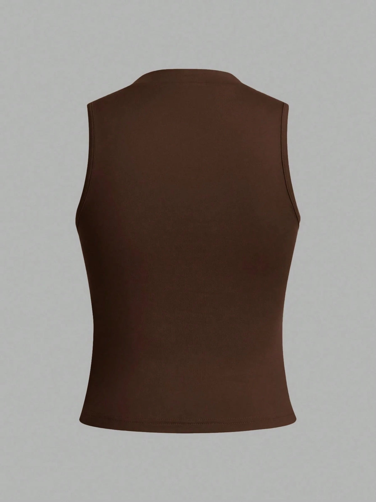 LUNE 3pcs/Set Women's Crew Neck Fitted Tank Top, Suitable For Spring/Summer Basic