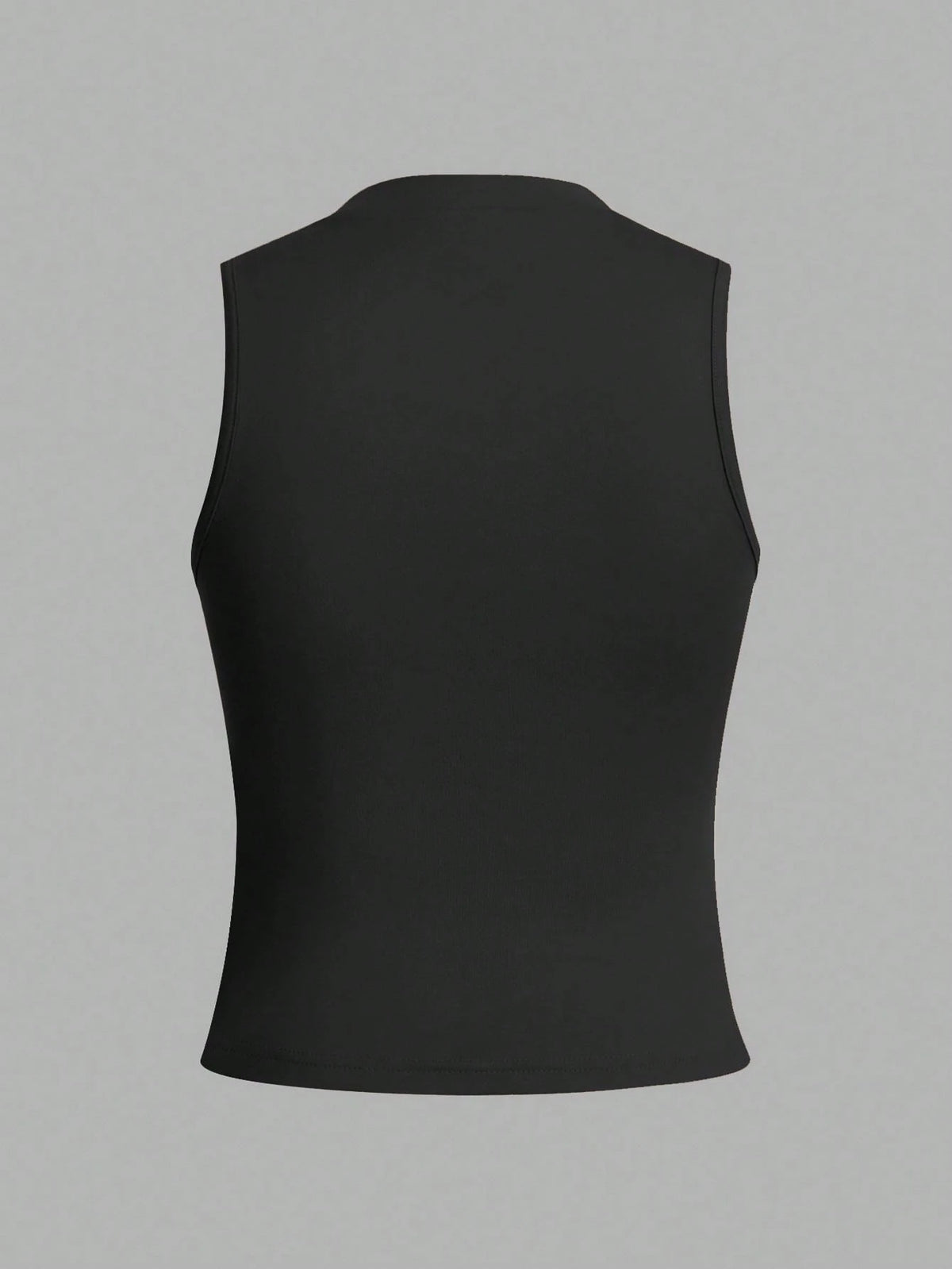 LUNE 3pcs/Set Women's Crew Neck Fitted Tank Top, Suitable For Spring/Summer Basic