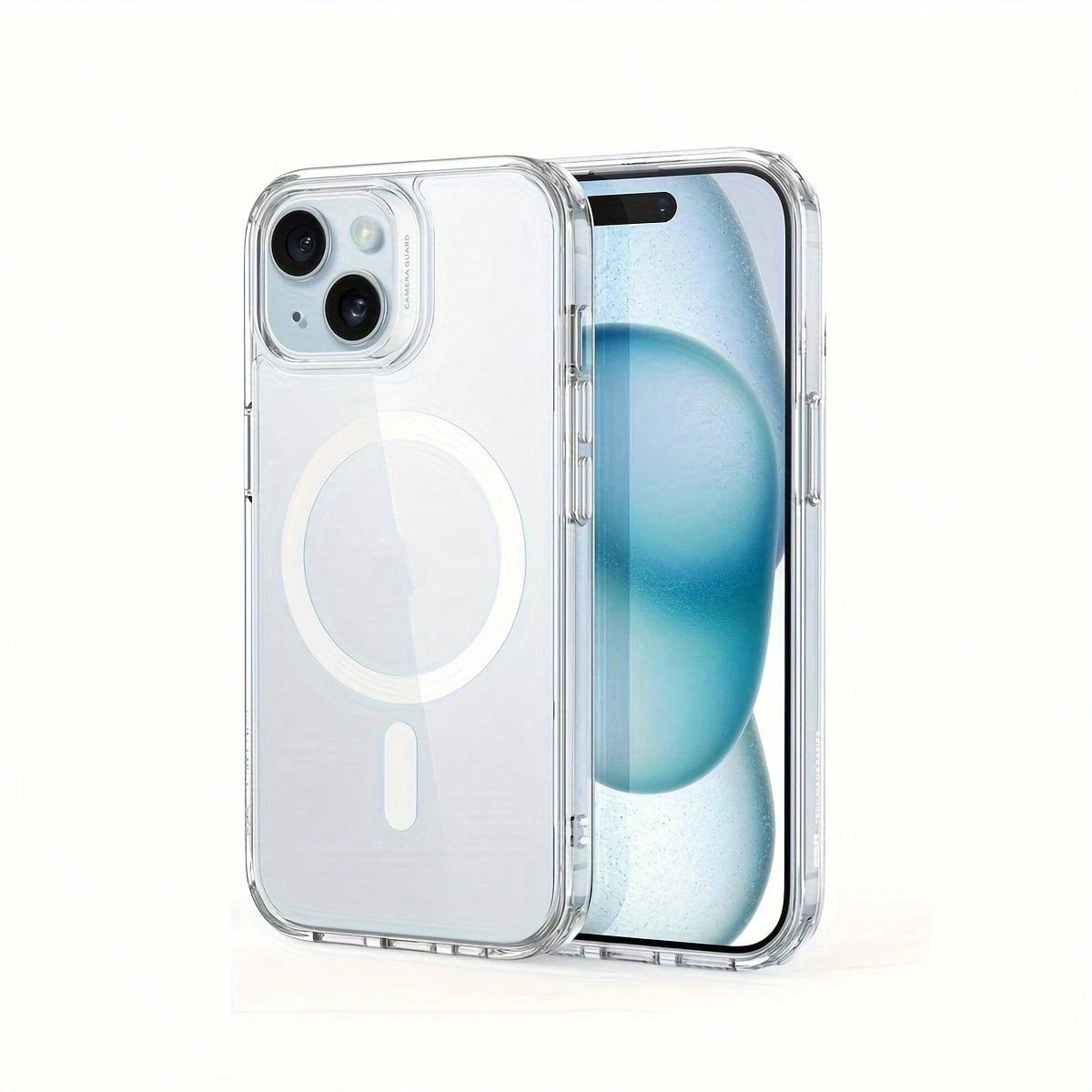 Luxury Magnetic Style Transparent Acrylic Wireless Charging Protective Shockproof Case Compatible With 16, 15, 14, 13, 12, 11, 7/8/SE2/SE3, Plus, Pro, Max, Xs Max, XR, X/XS Spring Birthday Party Gift