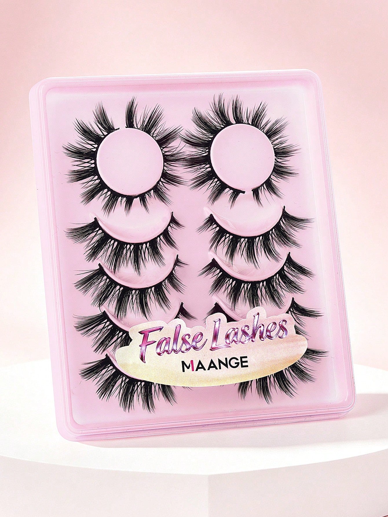 MAANGE 6 Pairs Cartoon False Eyelashes, Long Soft 3D Faux Mink Lashes, Natural Makeup, Gift For Women And Girls, Natural, Ultra-Lightweight, Long-Lasting, Eye-Enlarging, Handmade, Soft, Skin-Friendly