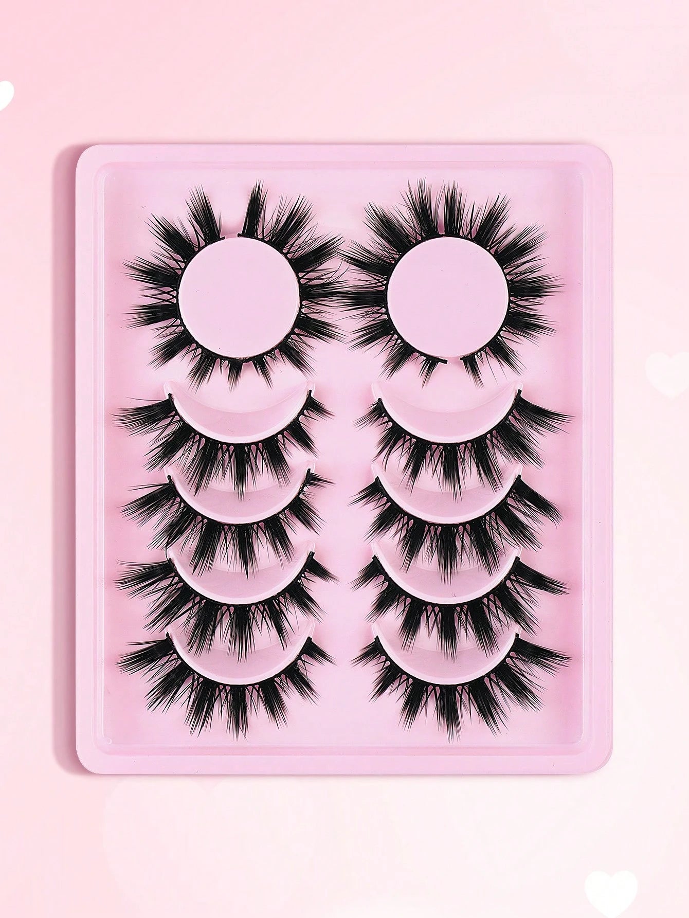 MAANGE 6 Pairs Cartoon False Eyelashes, Long Soft 3D Faux Mink Lashes, Natural Makeup, Gift For Women And Girls, Natural, Ultra-Lightweight, Long-Lasting, Eye-Enlarging, Handmade, Soft, Skin-Friendly