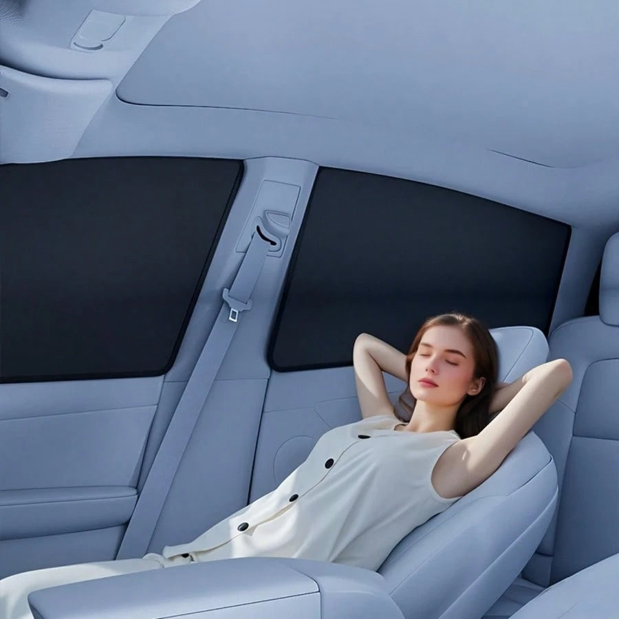 Magnetic Car Sunshade Window Curtains, Automatic Car Window Sunshades, Privacy Protection Window Sunshade Film, UV Protection Window Cover, Car Interior Accessories