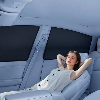 Magnetic Car Sunshade Window Curtains, Automatic Car Window Sunshades, Privacy Protection Window Sunshade Film, UV Protection Window Cover, Car Interior Accessories