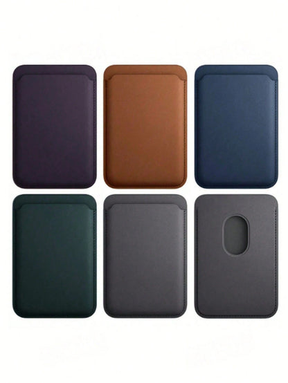 Magnetic Card Holder Case With Magsafe For IPhone 17/16/15/14/13/12, Leather Card Slot Wallet Phone Case, Creative Accessory