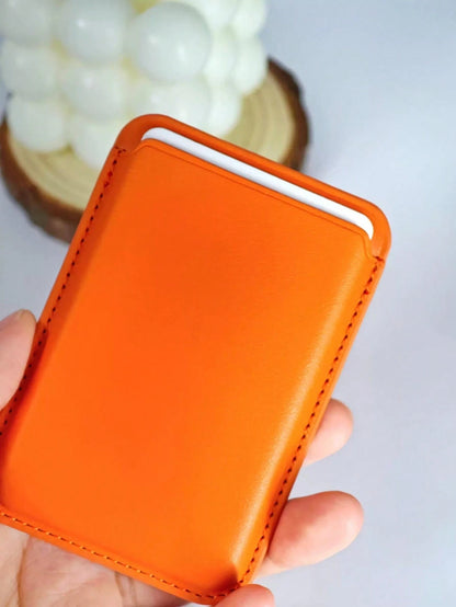 Magnetic Card Holder Case With Magsafe For IPhone 17/16/15/14/13/12, Leather Card Slot Wallet Phone Case, Creative Accessory