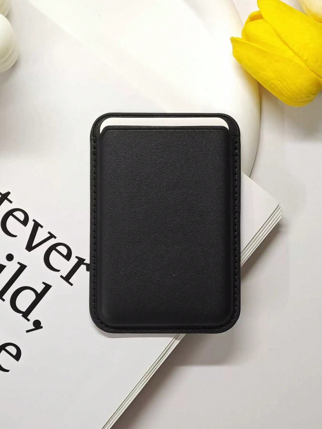 Magnetic Card Holder Case With Magsafe For IPhone 17/16/15/14/13/12, Leather Card Slot Wallet Phone Case, Creative Accessory
