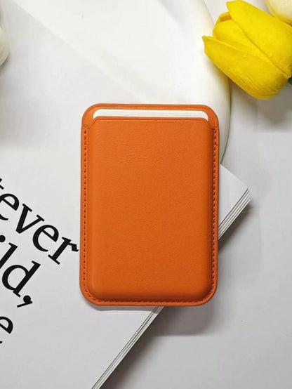 Magnetic Card Holder Case With Magsafe For IPhone 17/16/15/14/13/12, Leather Card Slot Wallet Phone Case, Creative Accessory