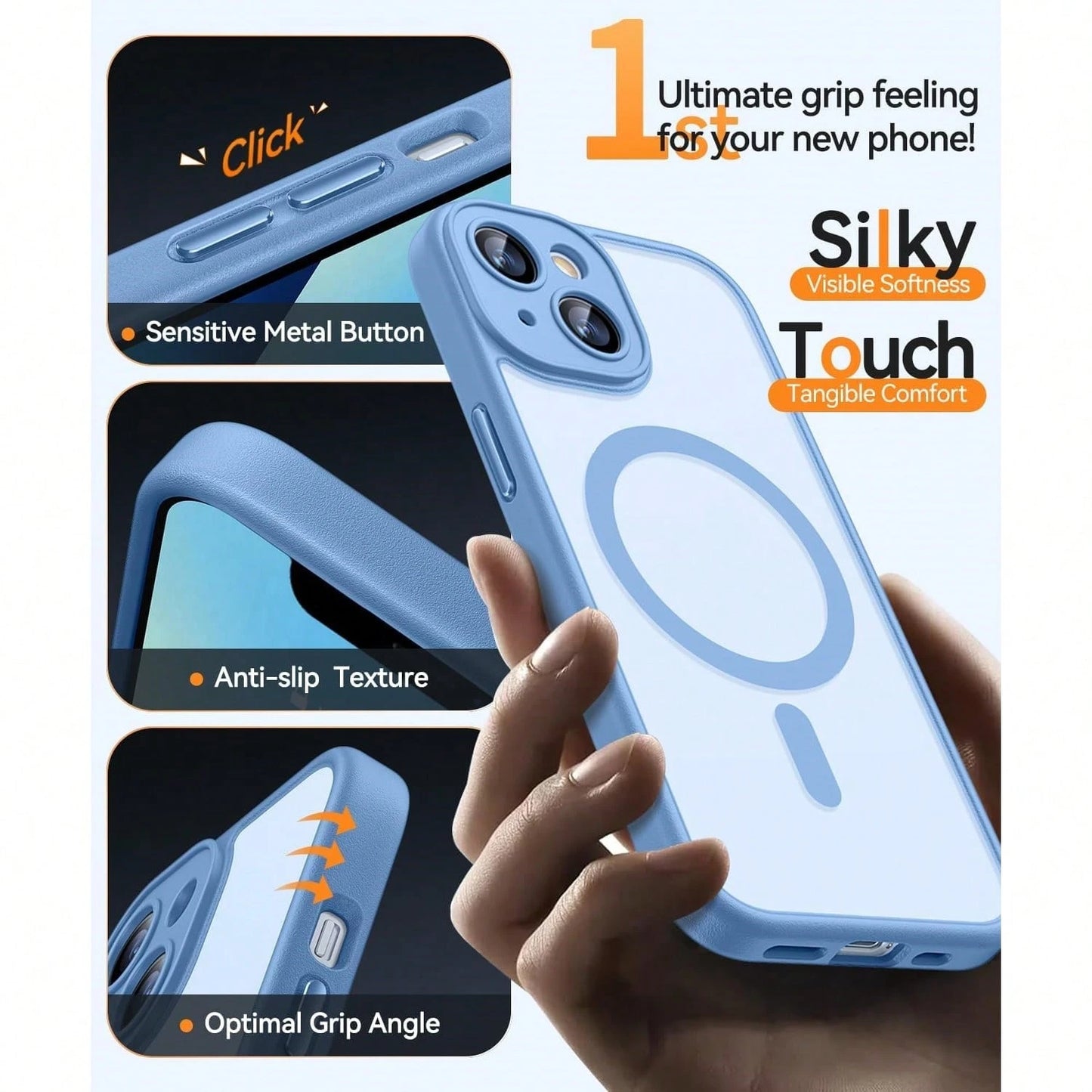 Magnetic Luxury Matte Translucent Armor Shockproof Case Compatible With Iphone 17 16 15 14 13 12 Mini 11 Pro Max Plus Wireless Charge Cover