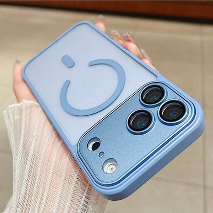 Magnetic Luxury Matte Translucent Armor Shockproof Case Compatible With Iphone 17 16 15 14 13 12 Mini 11 Pro Max Plus Wireless Charge Cover