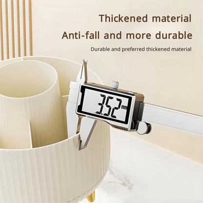 [Makeup Orginizer/Organziers Storage]360° Rotating Makeup Organizer, Large Capacity Skincare Storage Holder, Multi Compartment Cosmetic Display Case For Vanity Bathroom Countertop