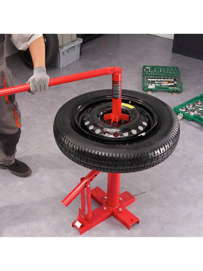 Manual Tire Changer, Tire Mount Demount Tool, Truck Tire Changer Mount Demount 22.5-24.5 In Radial Bias Ply/Tubeless Tire, With Extra Keeper, Tubeless Truck Bead Breaker, 3 PCS Tire Changing Tools, Co