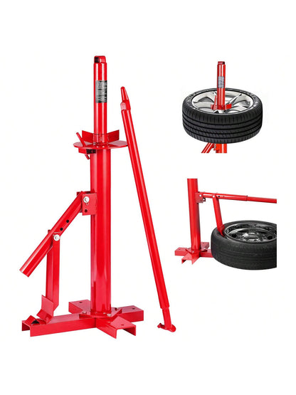 Manual Tire Changer, Tire Mount Demount Tool, Truck Tire Changer Mount Demount 22.5-24.5 In Radial Bias Ply/Tubeless Tire, With Extra Keeper, Tubeless Truck Bead Breaker, 3 PCS Tire Changing Tools, Co