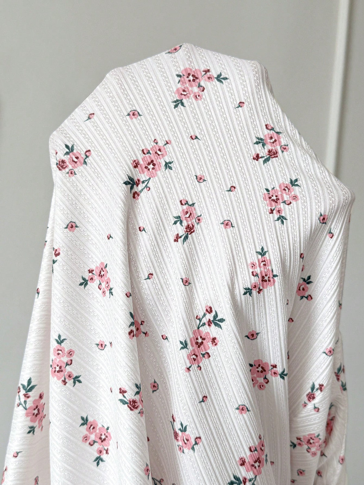 Maternity Ditsy Floral Button Half-Placket Long Sleeve Casual Nursing Top