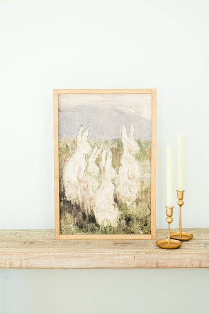 Meadow Bunnies | Spring 2025 Wall Decor